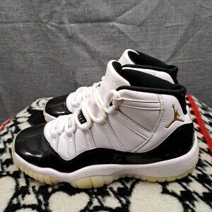 %Size 7 Youth Nike Air Jordan Retro XI 11 Gratitude DMP White Black AJ26